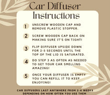 Load image into Gallery viewer, Luxury Car Diffuser | Car Accessories | Long Lasting Car Fragrance | Car Freshener | Stocking Stuffer | Unique Gift