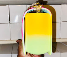 Load image into Gallery viewer, Multi Colored Jelly Purse & Slipper Set