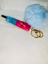 Load image into Gallery viewer, Lip Gloss Keyring (Cotton Candy)