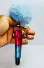 Load image into Gallery viewer, Lip Gloss Keyring (Cotton Candy)