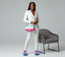 Load image into Gallery viewer, Multi color Jelly Purse and Slipper Set
